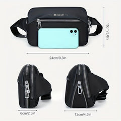 Men's Casual Crossbody Bag Large Capacity Chest Bag