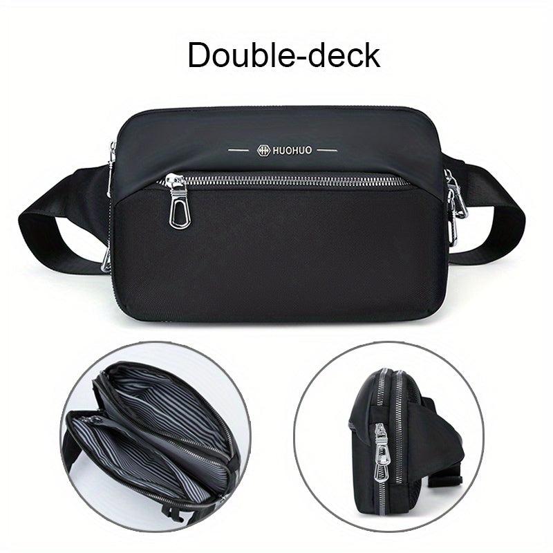 Men's Casual Crossbody Bag Large Capacity Chest Bag