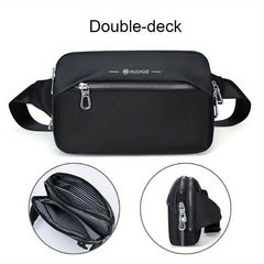 Men's Casual Crossbody Bag Large Capacity Chest Bag