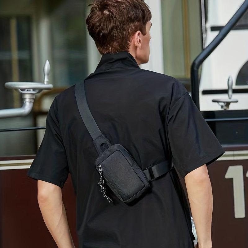 Men's Sports Messenger Bag Mini Chest Waist Shoulder Bag