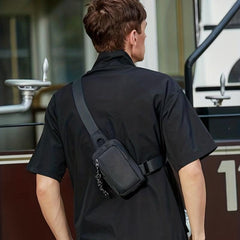 Men's Sports Messenger Bag Mini Chest Waist Shoulder Bag