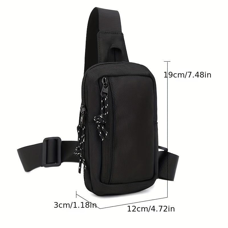 Men's Sports Messenger Bag Mini Chest Waist Shoulder Bag