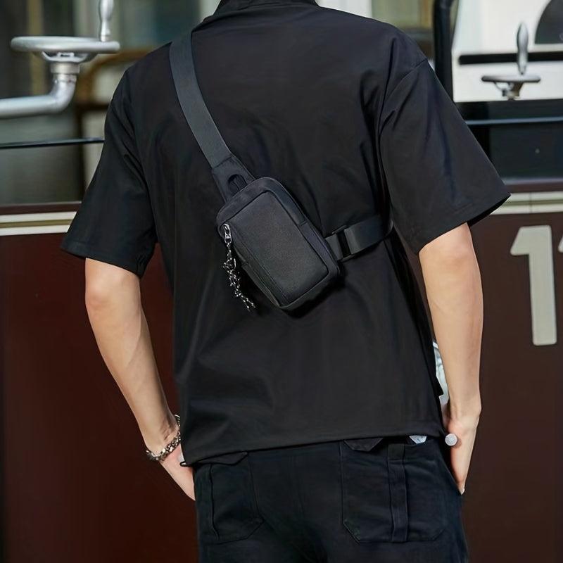 Men's Sports Messenger Bag Mini Chest Waist Shoulder Bag