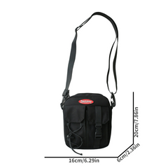 Men's Oxford Cloth Crossbody Bag Mini Shoulder Bag Outdoor Sports Hiking