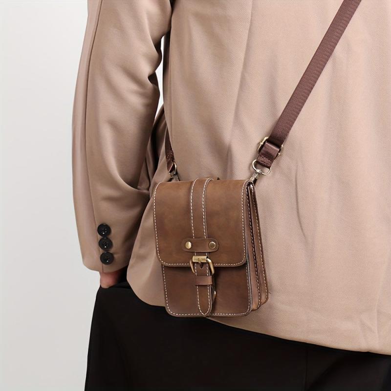 Outdoor Men's Coin Purse With Buckle Pocket Wallet Card Holder