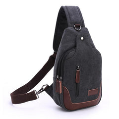 Men's Waterproof Canvas Chest Bag For Travel And Christmas Gift