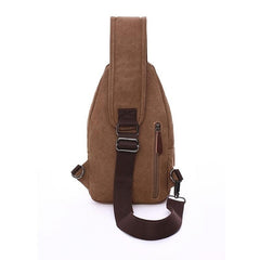 Men's Waterproof Canvas Chest Bag For Travel And Christmas Gift