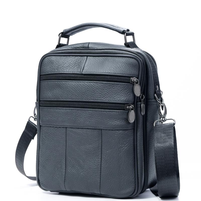 Men's Business Leather Shoulder Bag Crossbody Bag