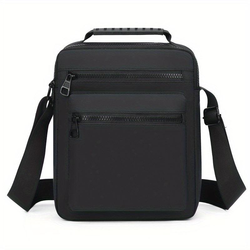 Men's Vertical Shoulder Messenger Bag Business Backpack