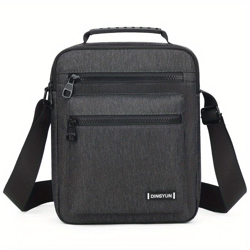 Men's Vertical Shoulder Messenger Bag Business Backpack