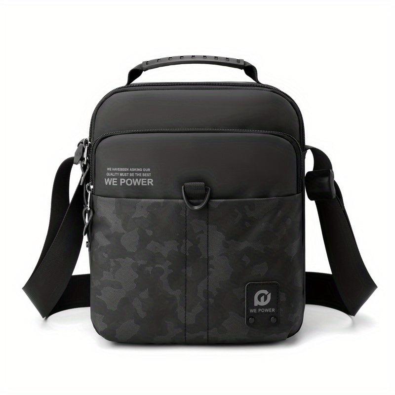 Men's Casual Shoulder Bag Lightweight Messenger Bag Small Square Bag