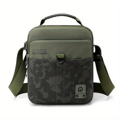 Men's Casual Shoulder Bag Lightweight Messenger Bag Small Square Bag