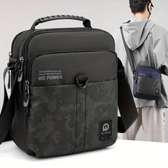 Men's Casual Shoulder Bag Lightweight Messenger Bag Small Square Bag