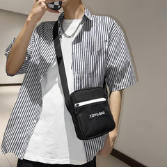 Men's Waterproof Mini Messenger Bag Casual Crossbody Shoulder Bag