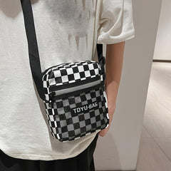Men's Waterproof Mini Messenger Bag Casual Crossbody Shoulder Bag