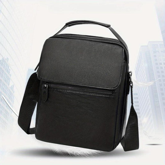Men's Leather Crossbody Bag Business Bag Handbag