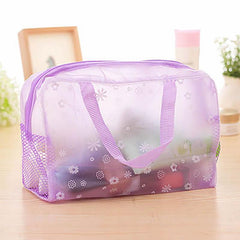 Home Travel Floral Waterproof Cosmetic Bag Makeup Storage Bag