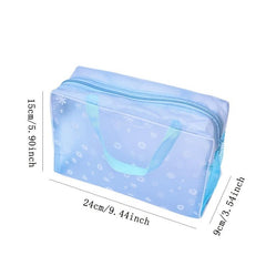 Home Travel Floral Waterproof Cosmetic Bag Makeup Storage Bag