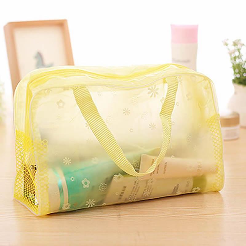 Home Travel Floral Waterproof Cosmetic Bag Makeup Storage Bag
