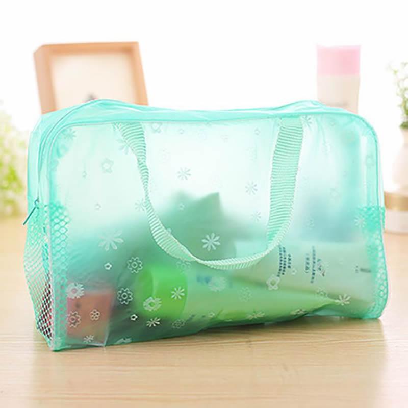Home Travel Floral Waterproof Cosmetic Bag Makeup Storage Bag