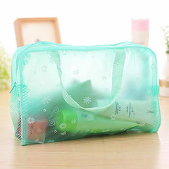 Home Travel Floral Waterproof Cosmetic Bag Makeup Storage Bag