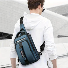 Unisex Waterproof Oxford Chest Bag