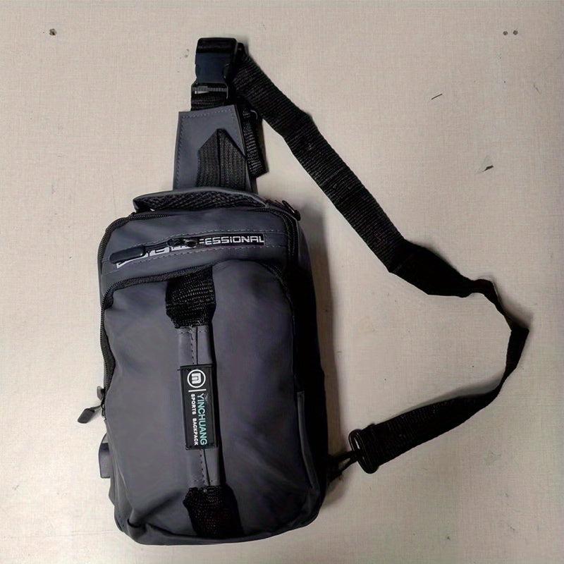 Unisex Waterproof Oxford Chest Bag