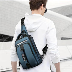 Unisex Waterproof Oxford Chest Bag