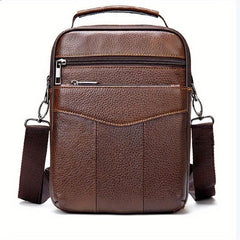 Leather Crossbody Chest Bag Multifunctional Sling Bag