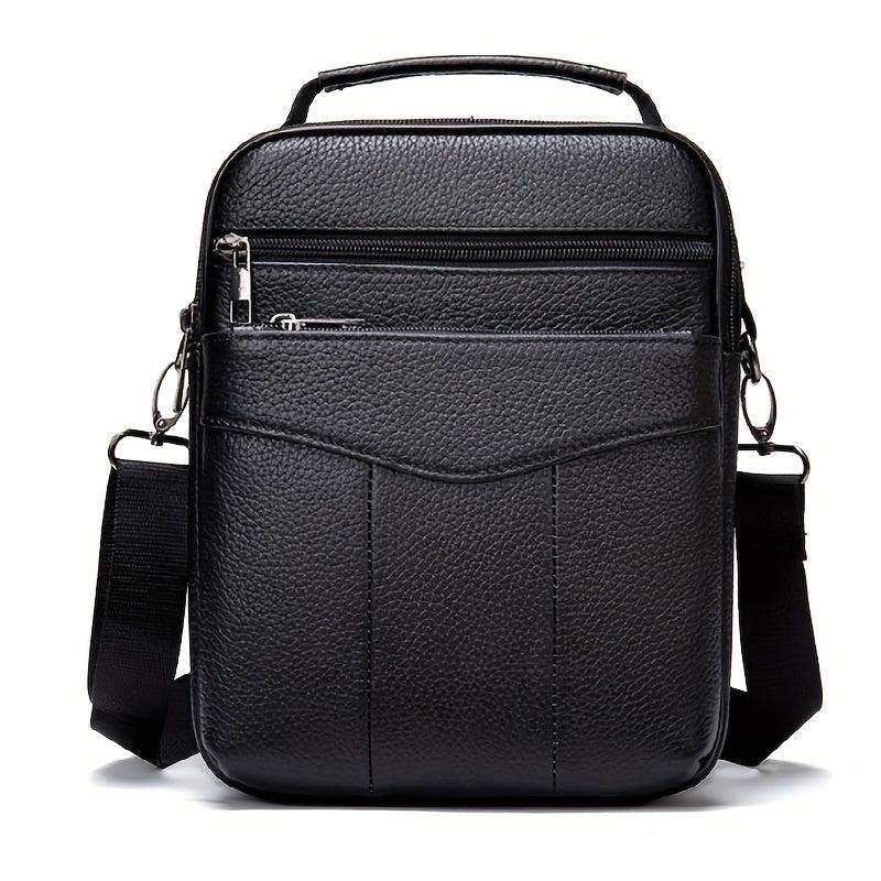 Leather Crossbody Chest Bag Multifunctional Sling Bag