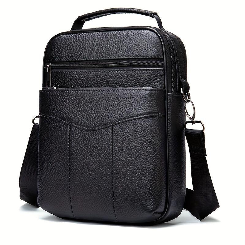 Leather Crossbody Chest Bag Multifunctional Sling Bag