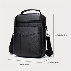 Leather Crossbody Chest Bag Multifunctional Sling Bag