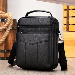 Leather Crossbody Chest Bag Multifunctional Sling Bag