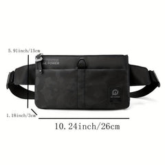 Men's Nylon Fanny Pack for Outdoor Sports Running Cycling Hiking Lightweight