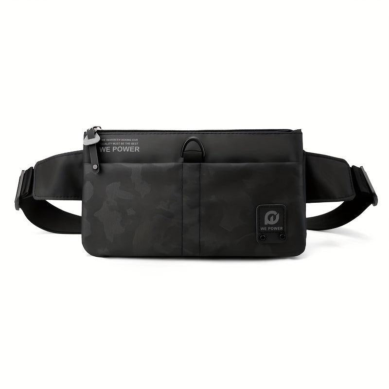 Men's Nylon Fanny Pack for Outdoor Sports Running Cycling Hiking Lightweight