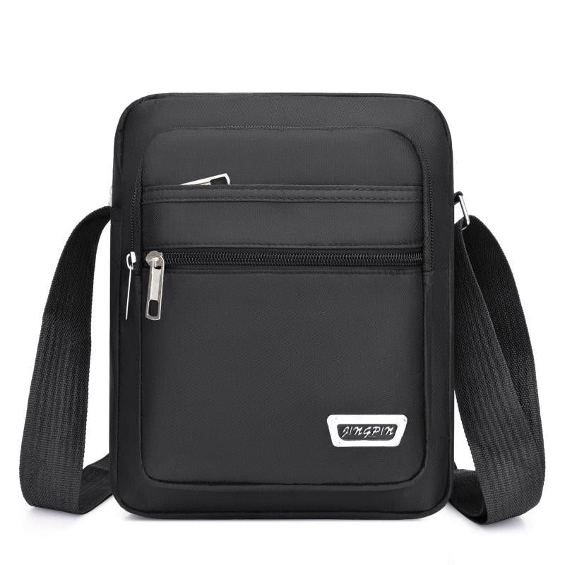 Men's Business Waterproof Oxford Cloth Crossbody Bag