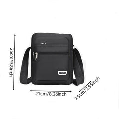 Men's Business Waterproof Oxford Cloth Crossbody Bag