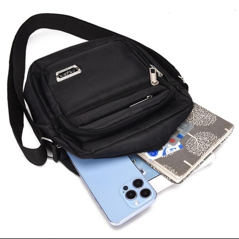 Men's Business Waterproof Oxford Cloth Crossbody Bag