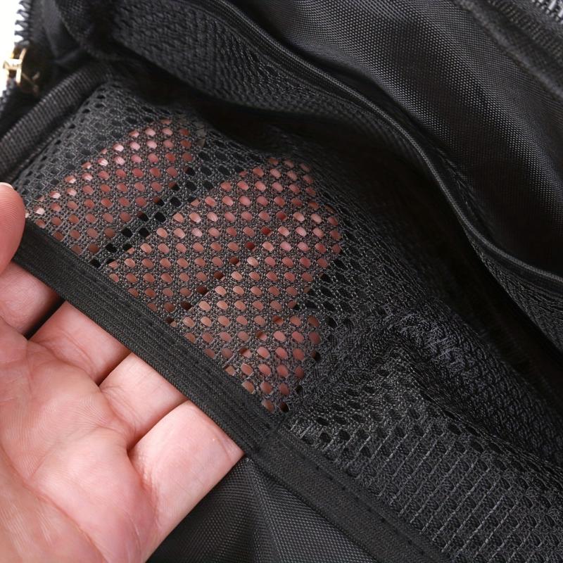 Waterproof Travel Fanny Pack Nylon Crossbody Bag, Adjustable Strap