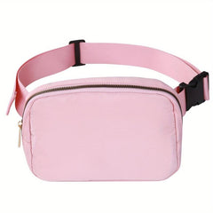 Waterproof Travel Fanny Pack Nylon Crossbody Bag, Adjustable Strap