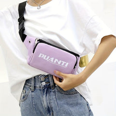 Zipper Chest Bag Adjustable Strap Fanny Pack