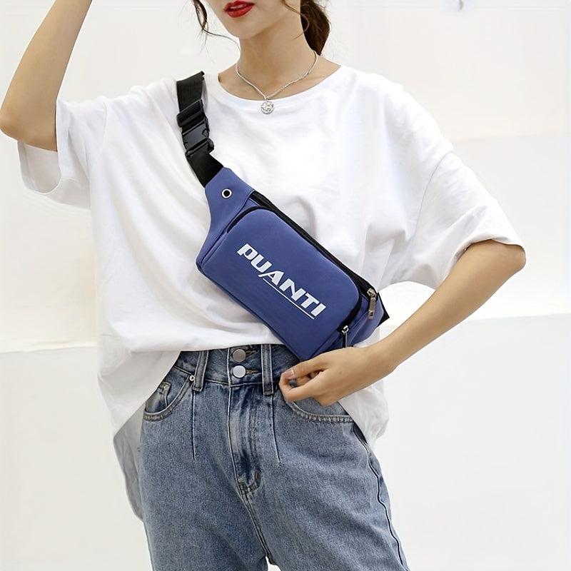 Zipper Chest Bag Adjustable Strap Fanny Pack