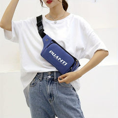 Zipper Chest Bag Adjustable Strap Fanny Pack