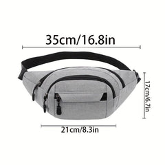 Nylon Fanny Pack Outdoor Crossbody Bag Chest Purse