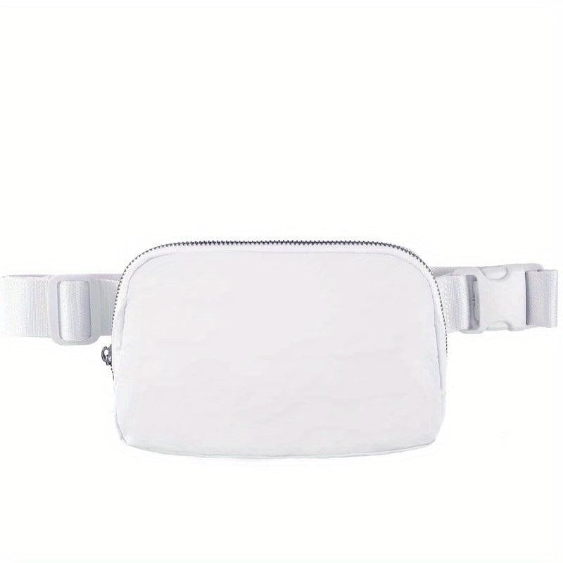 Stylish Belt Bag Zipper Minimalism Crossbody Chest Bag Waterproof
