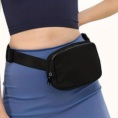 Stylish Belt Bag Zipper Minimalism Crossbody Chest Bag Waterproof