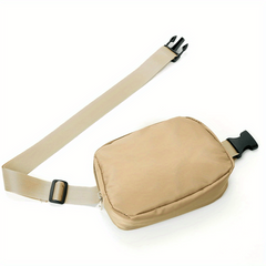 Stylish Belt Bag Zipper Minimalism Crossbody Chest Bag Waterproof