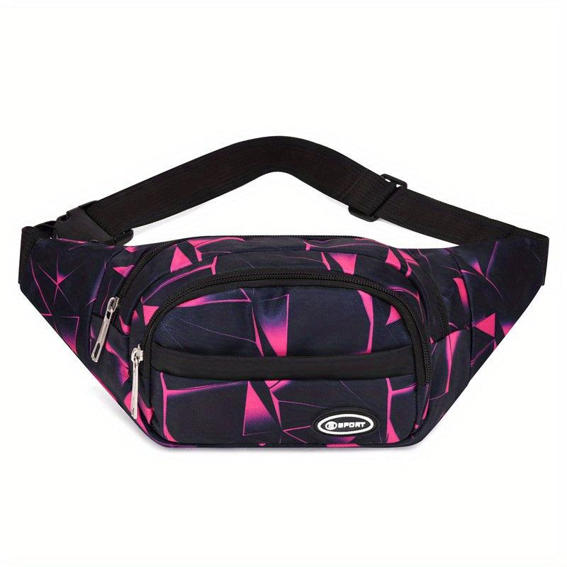 Casual Chest Bag Nylon Foldable Fanny Pack Lightweight Waist Bag