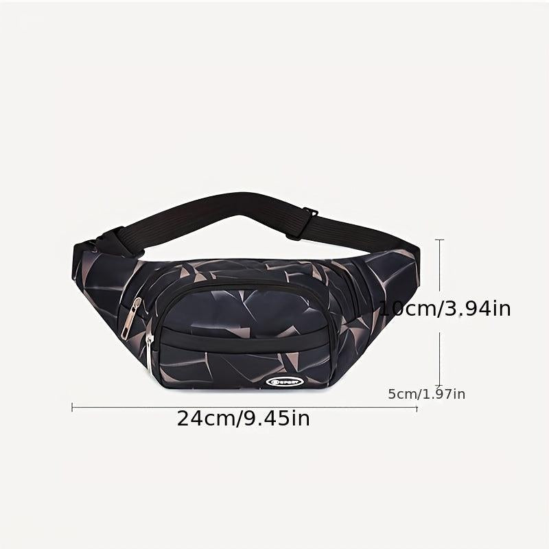 Casual Chest Bag Nylon Foldable Fanny Pack Lightweight Waist Bag