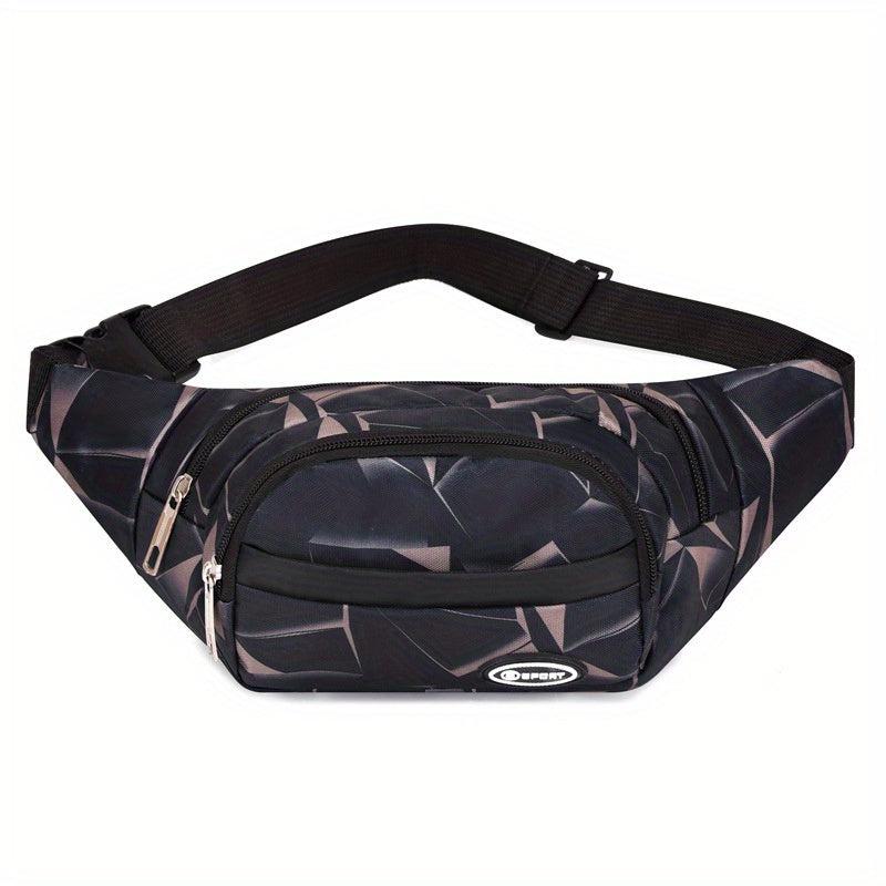 Casual Chest Bag Nylon Foldable Fanny Pack Lightweight Waist Bag